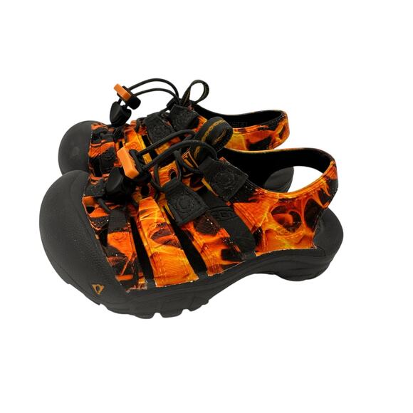 Keen Newport Flame Rubber Sandals Size 8 - Picture 2 of 8